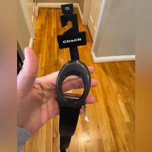 Coach - Sculpted C Buckle Cut-To-Size Reversible Belt Gunmetal Tone - NWT